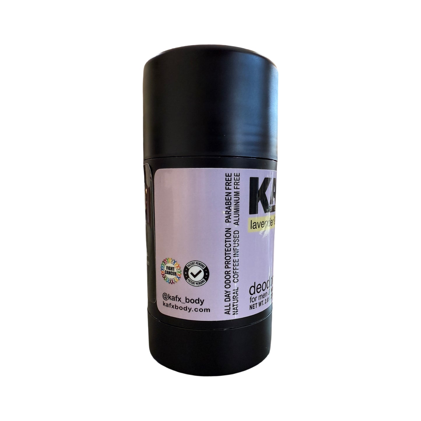 Lavender Cream KAFX Body Natural Coffee Infused Deodorant