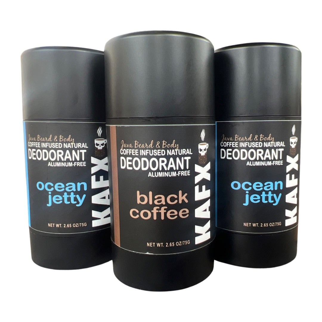 MIX & MATCH-  KAFX Body Natural Coffee Infused Deodorant Bundle