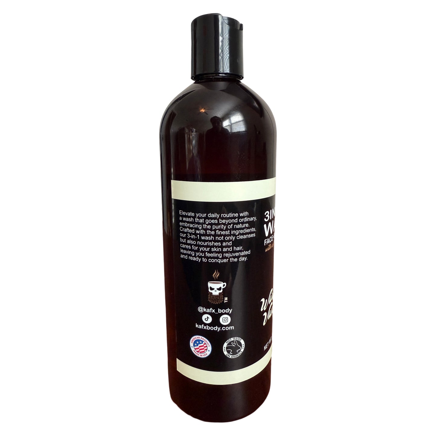 KAFX Warm Vanilla 3-IN-1 Body-Face-Hair Wash
