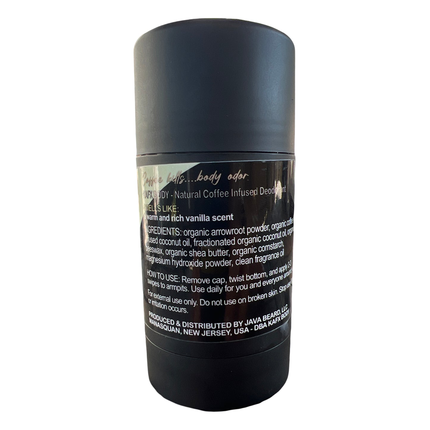Vanilla Bean - KAFX Body Natural Coffee Infused Deodorant