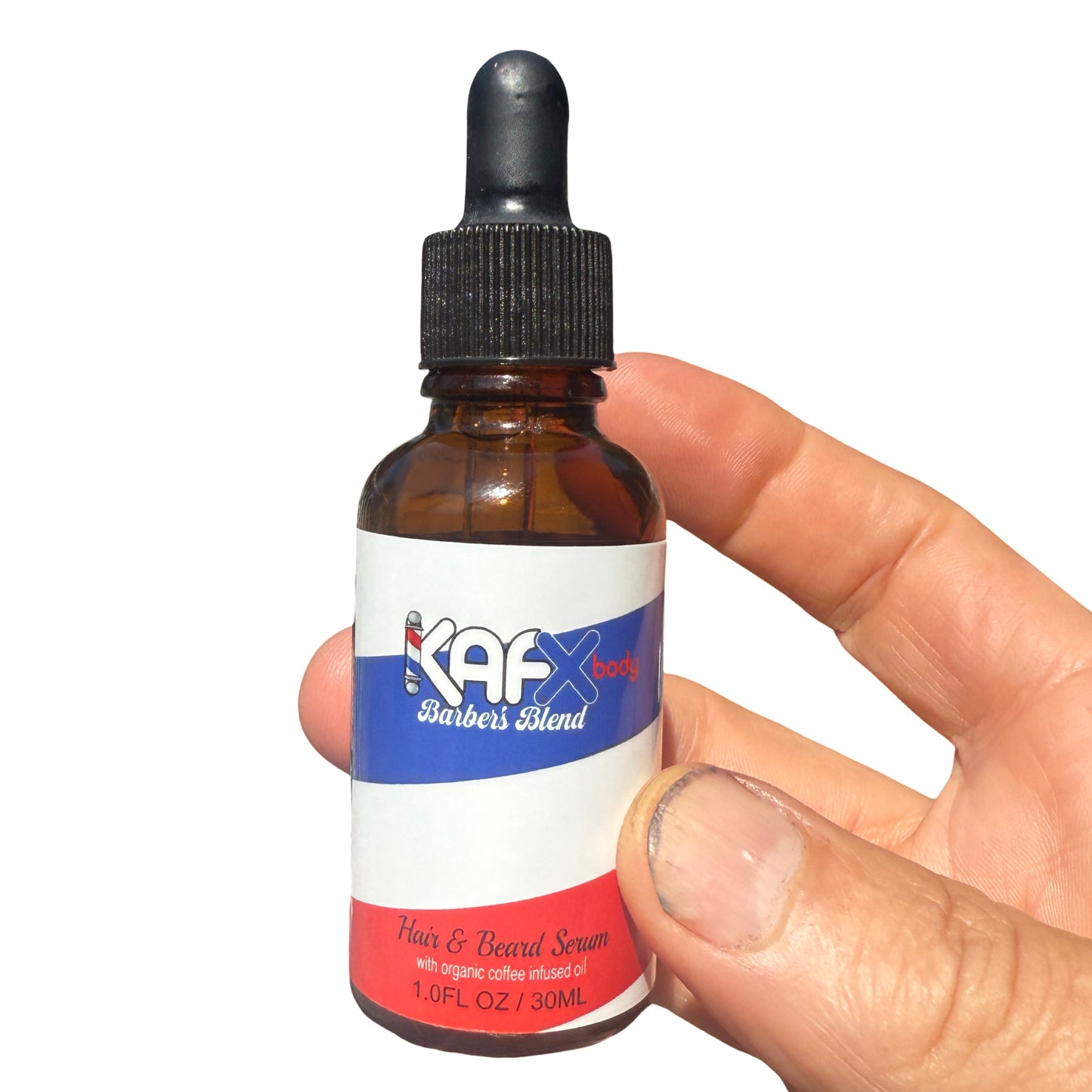 KAFX Body Coffee Infused Beard Oil | Barbershop Fresh Scent | Promote Growth & Softer Beard