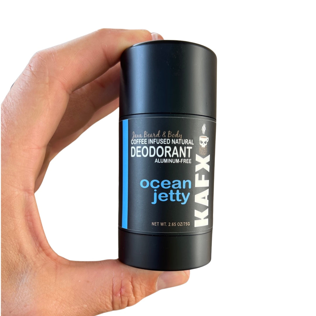 Ocean Jetty 3 Pack Natural Coffee Infused Deodorant