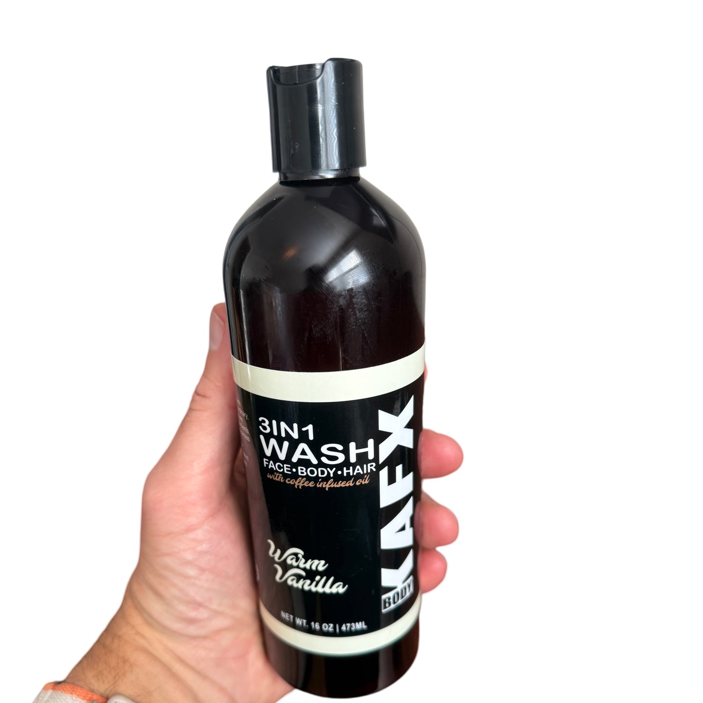 KAFX Warm Vanilla 3-IN-1 Body-Face-Hair Wash
