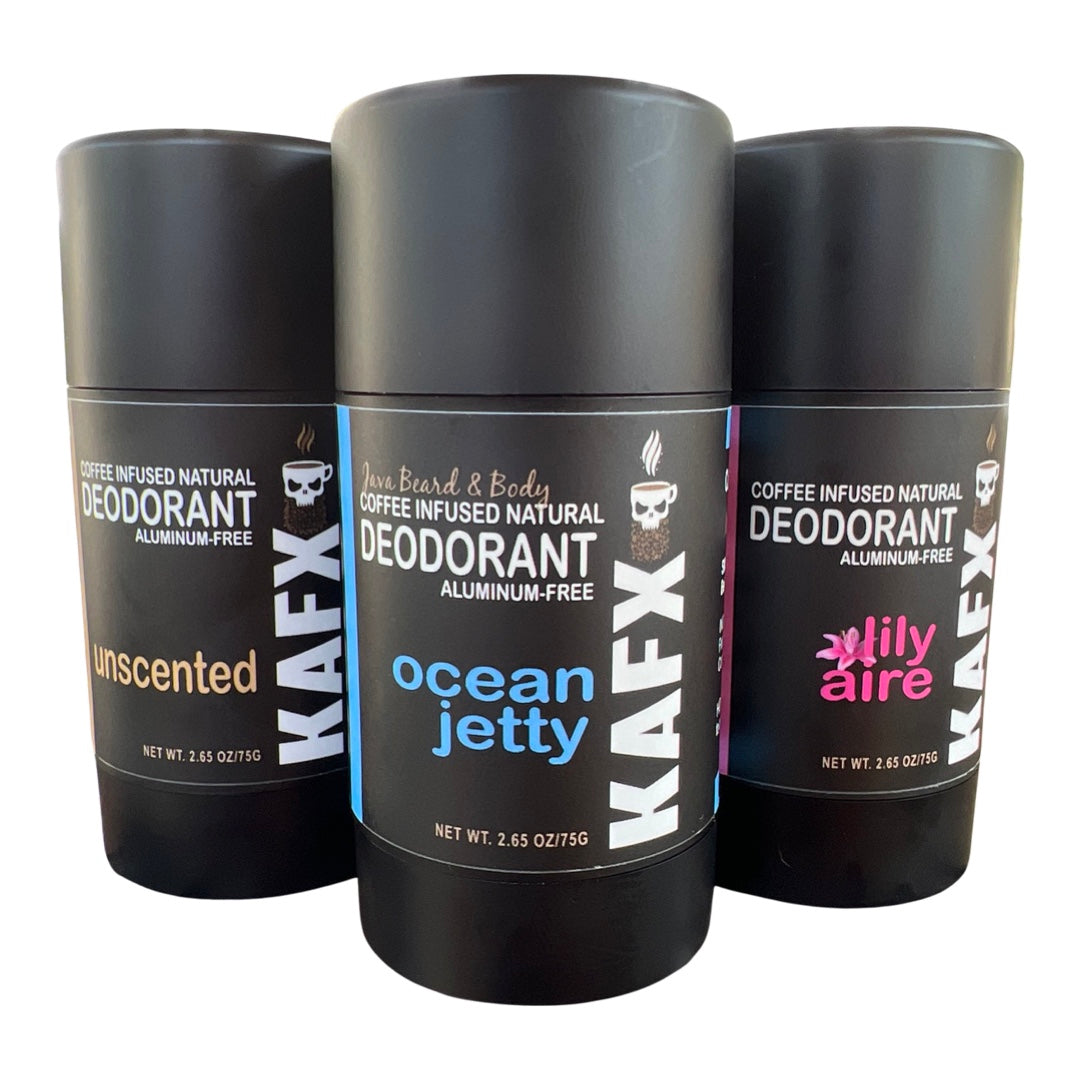 MIX & MATCH-  KAFX Body Natural Coffee Infused Deodorant Bundle