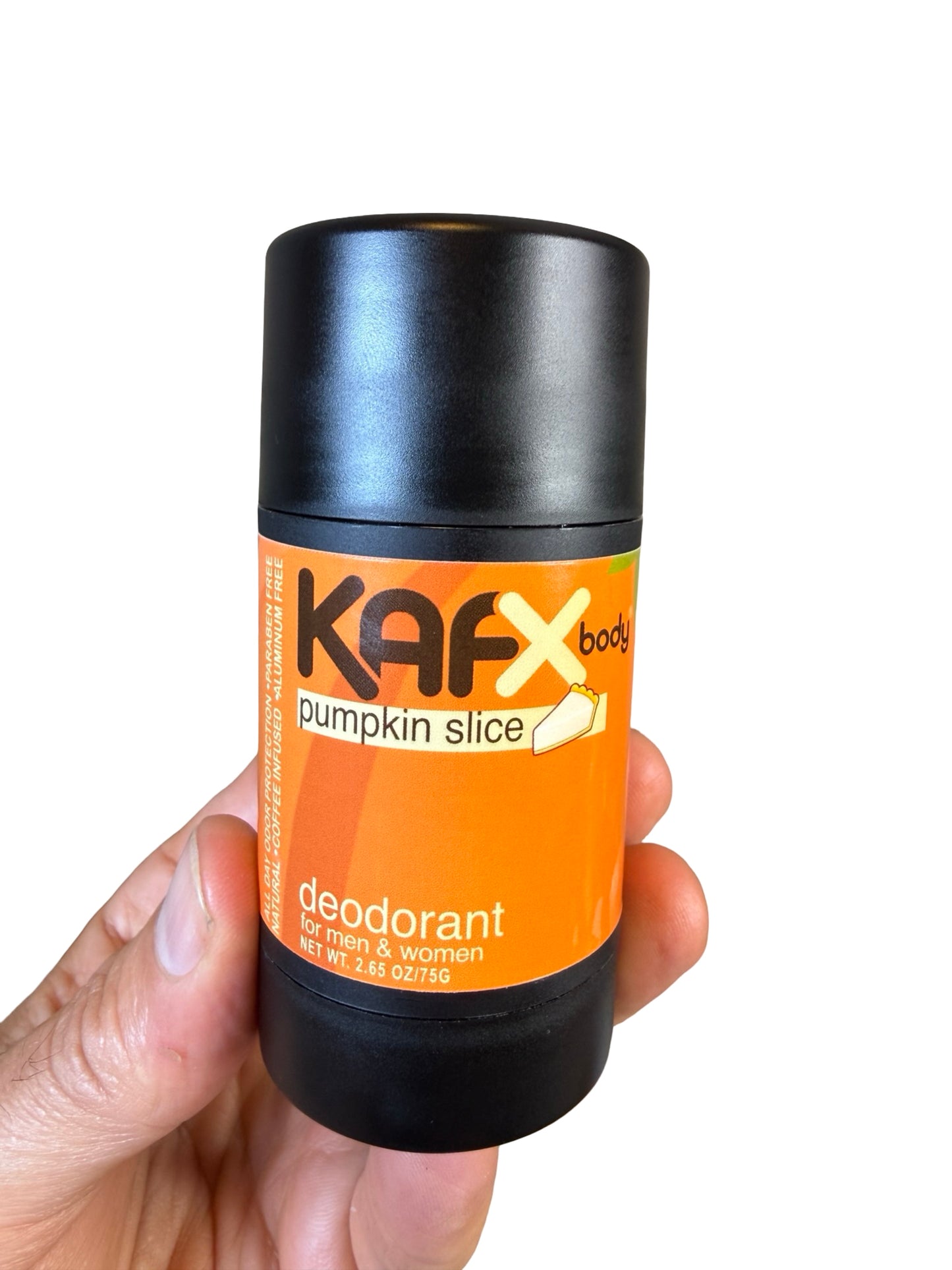 KAFX Body Natural Coffee Infused Deodorant - Pumpkin Slice | All-Day Freshness, Non-Toxic