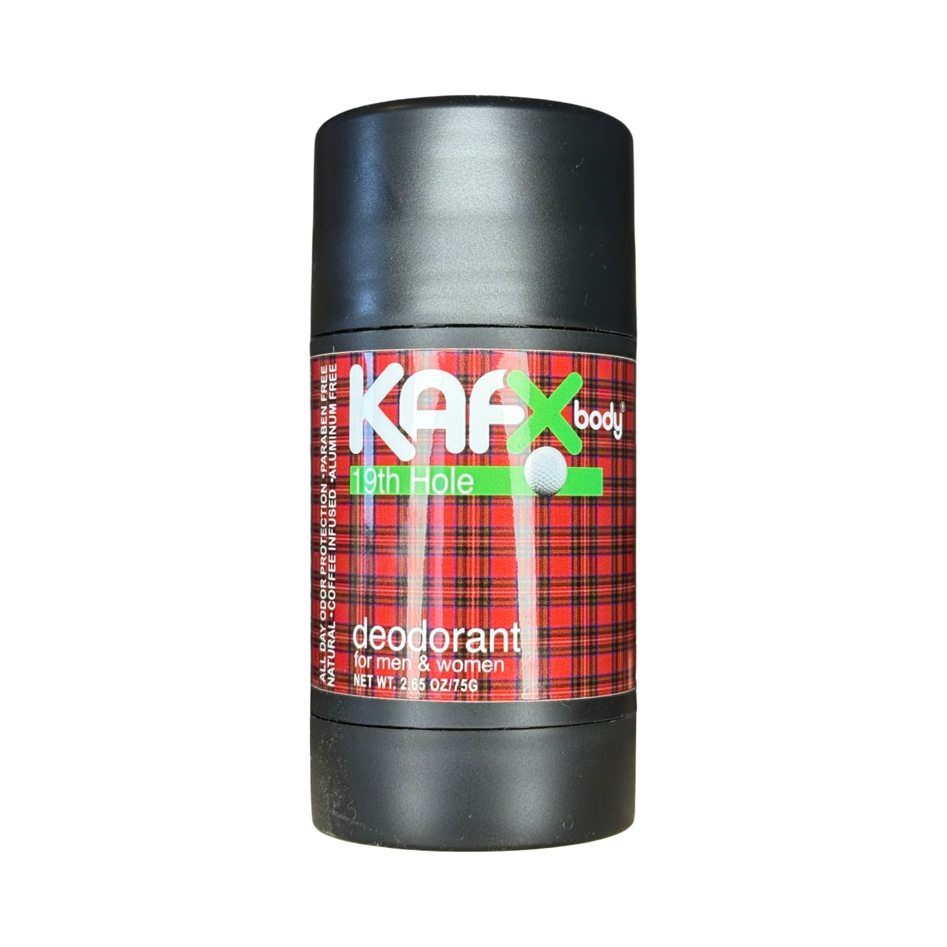 19th Hole Natural Deodorant – Tobacco, Bourbon, Leather & Cedar – KAFX Body