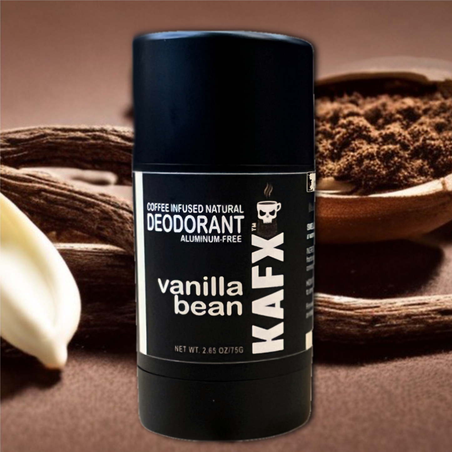 Vanilla Bean -  KAFX Body Natural Coffee Infused Deodorant