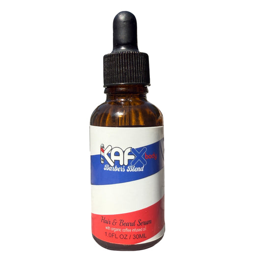 KAFX Body Coffee Infused Beard Oil | Barbershop Fresh Scent | Promote Growth & Softer Beard