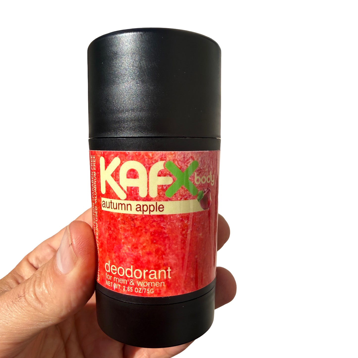 KAFX Body Natural Coffee Infused Deodorant - Apple Harvest Scent | All-Day Freshness, Non-Toxic