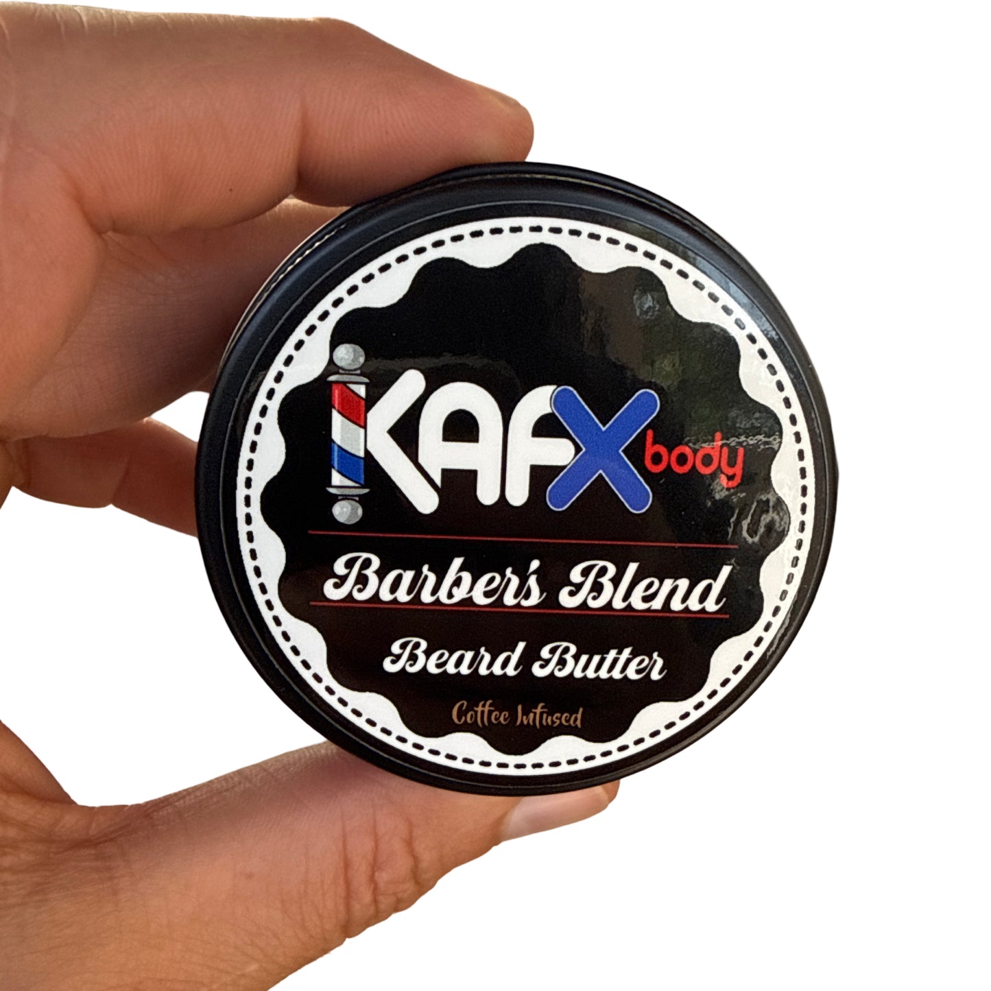 KAFX Body Beard Butter with Coffee Oil | Barbershop Fresh Scent | 3oz