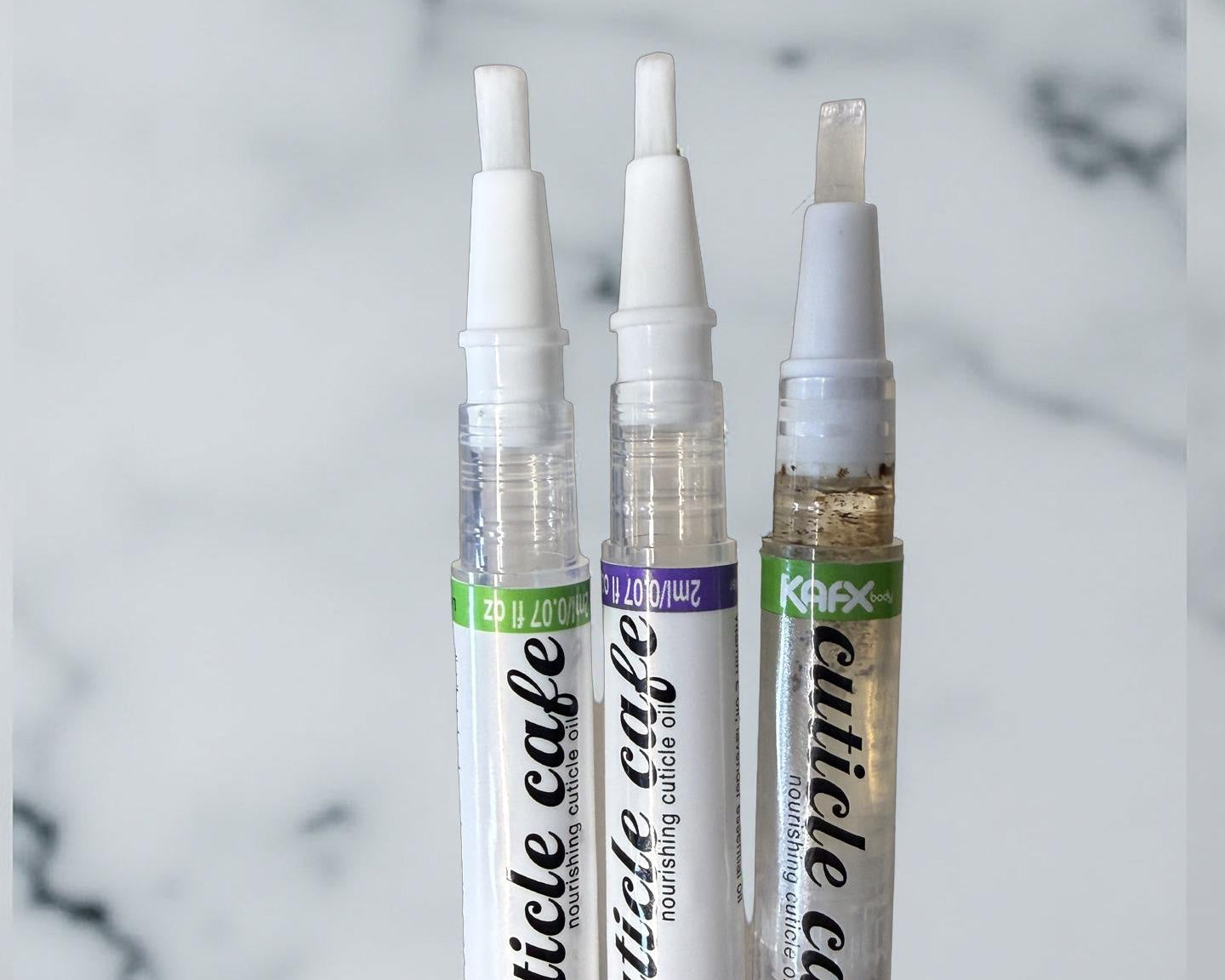 Cuticle Café 3-Pack Cuticle Pen Bundle – Lavender, Lime & Tea Tree