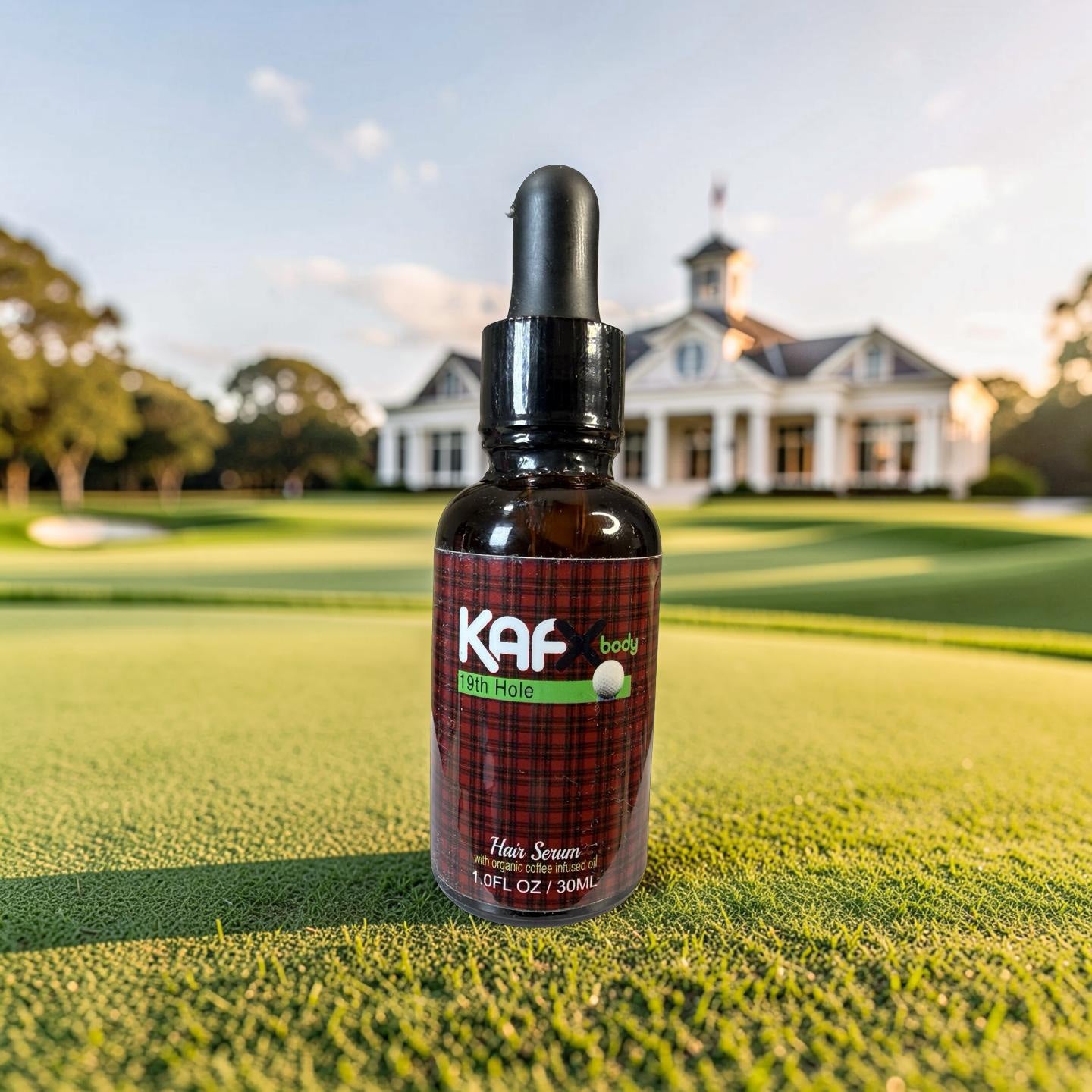 19th Hole Hair Serum | Bourbon, Tobacco & Cedar Scented Hair Oil
