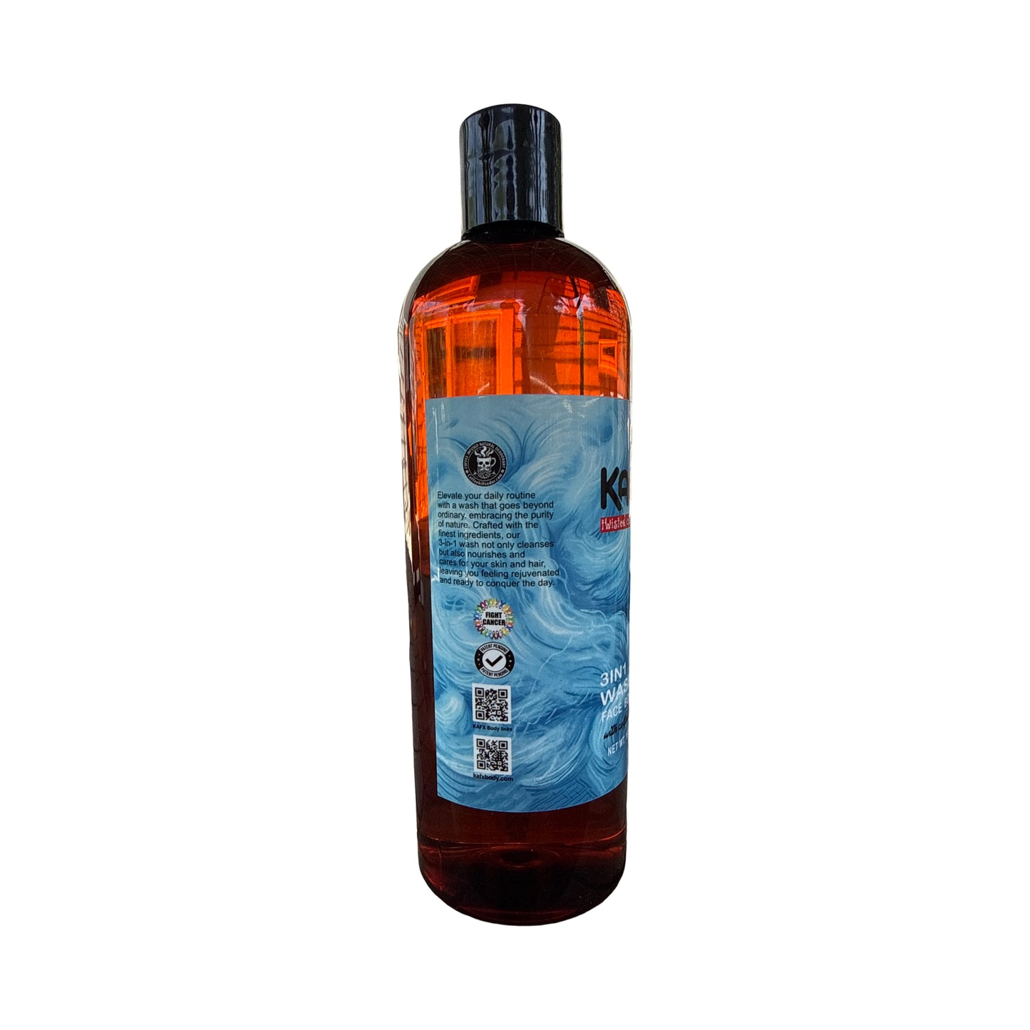 KAFX Body Twisted Carousel 3-In-1 Wash | Blue Cotton Candy Body Face Hair Wash