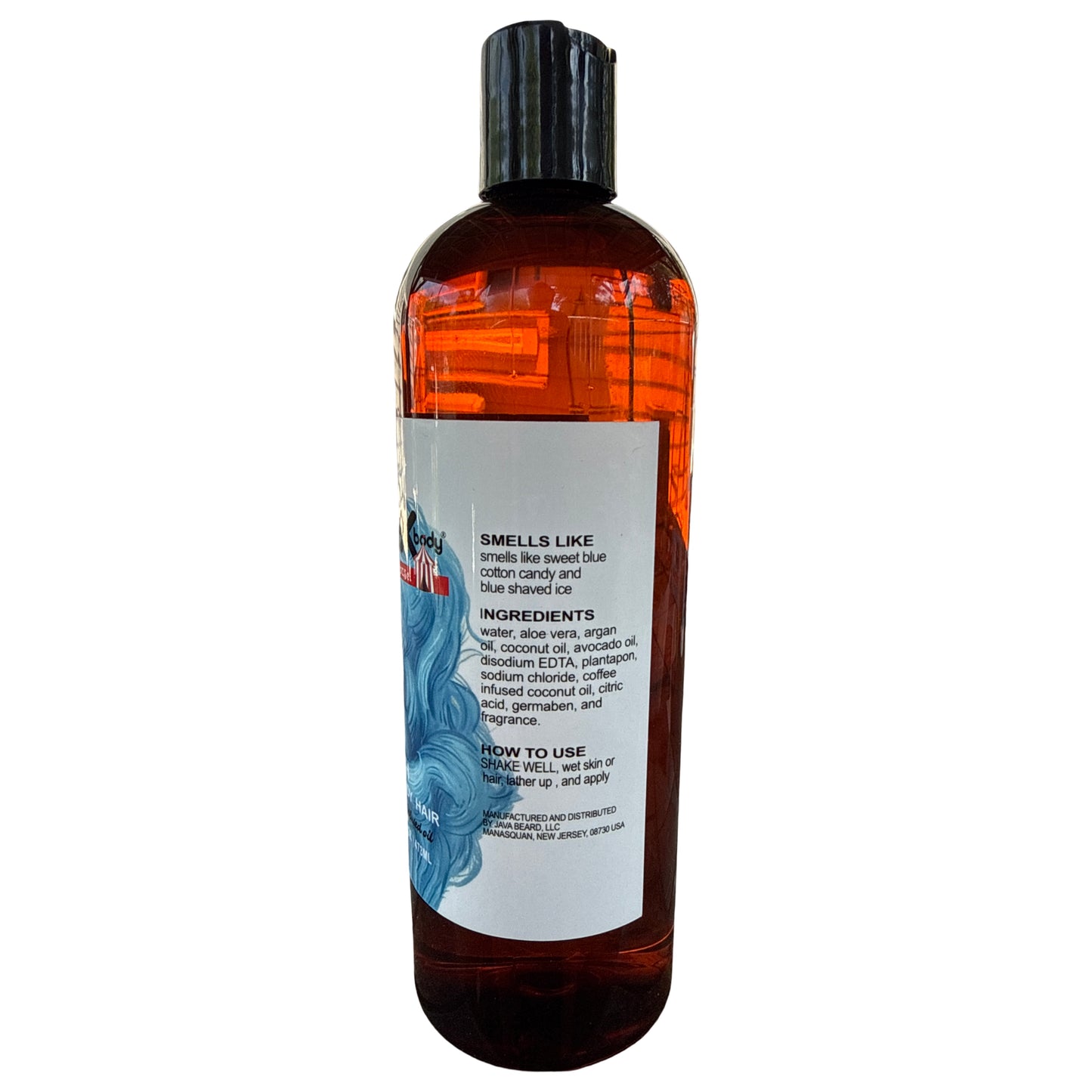 KAFX Body Twisted Carousel 3-In-1 Wash | Blue Cotton Candy Body Face Hair Wash