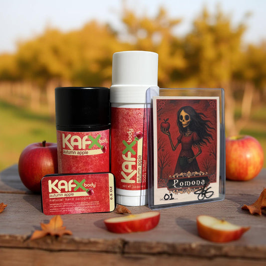 The Autumn Apple Trio: Natural Deodorant, Body Butter & Cologne Bundle