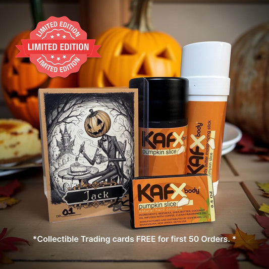The Pumpkin Slice Trio: Natural Deodorant, Body Butter & Cologne Bundle