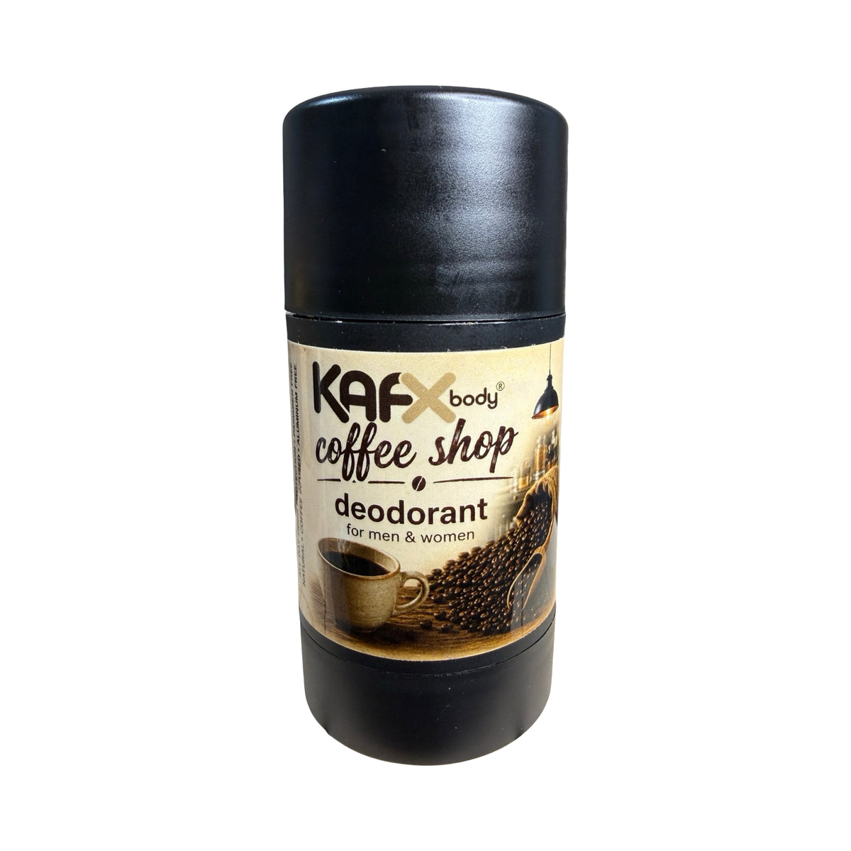Coffee Shop Coffee-Infused Natural Deodorant – Real Coffee Scent
