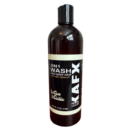 KAFX Warm Vanilla 3-IN-1 Body-Face-Hair Wash