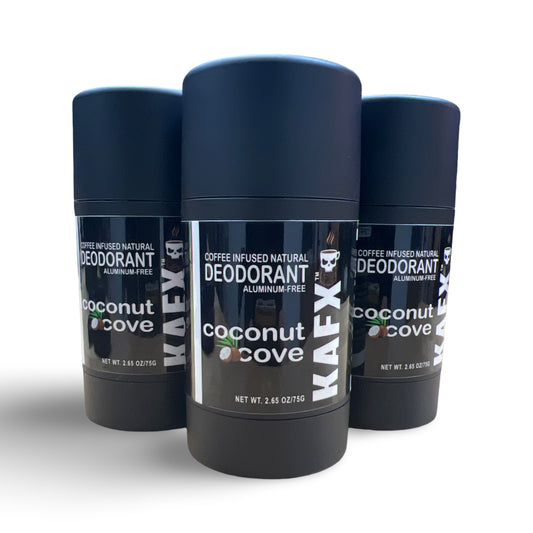 Coconut Cove 3 Pack of KAFX Body Natural Deodorant
