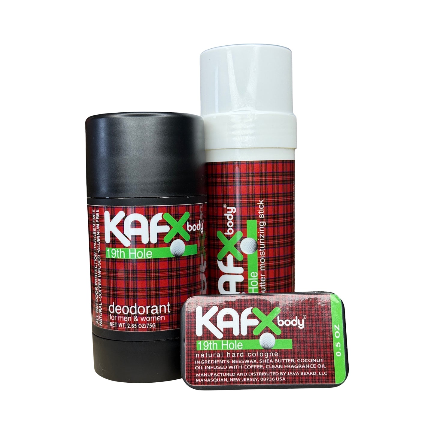 19th Hole Bundle – Tobacco, Bourbon & Cedar Personal Care Bundle