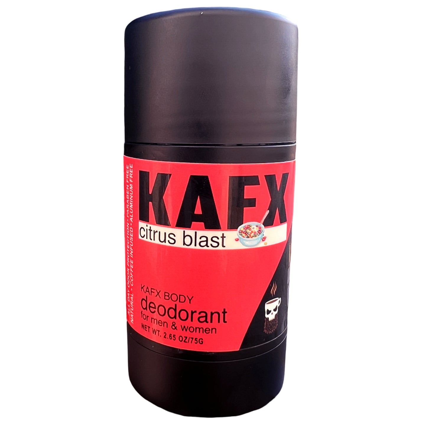 Citrus Blast KAFX Body Natural Coffee Infused Deodorant