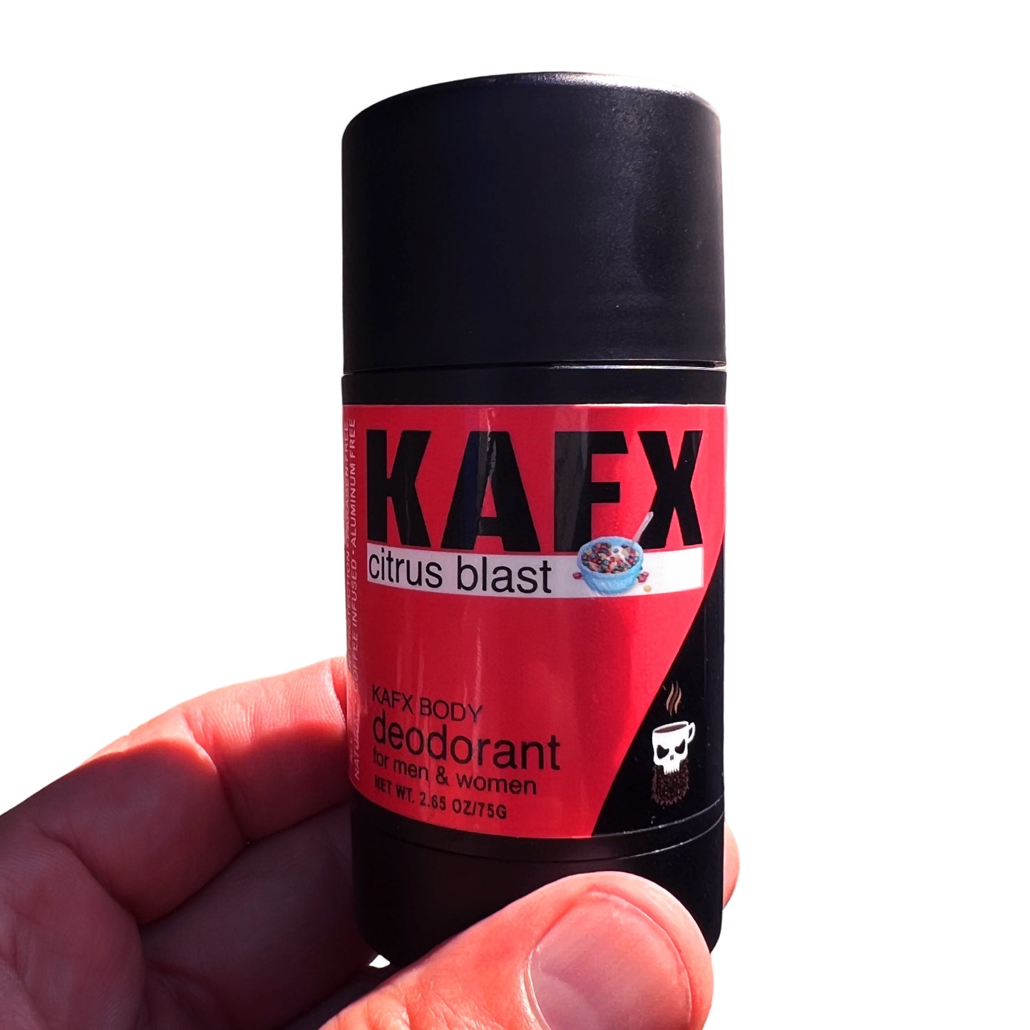 Citrus Blast KAFX Body Natural Coffee Infused Deodorant
