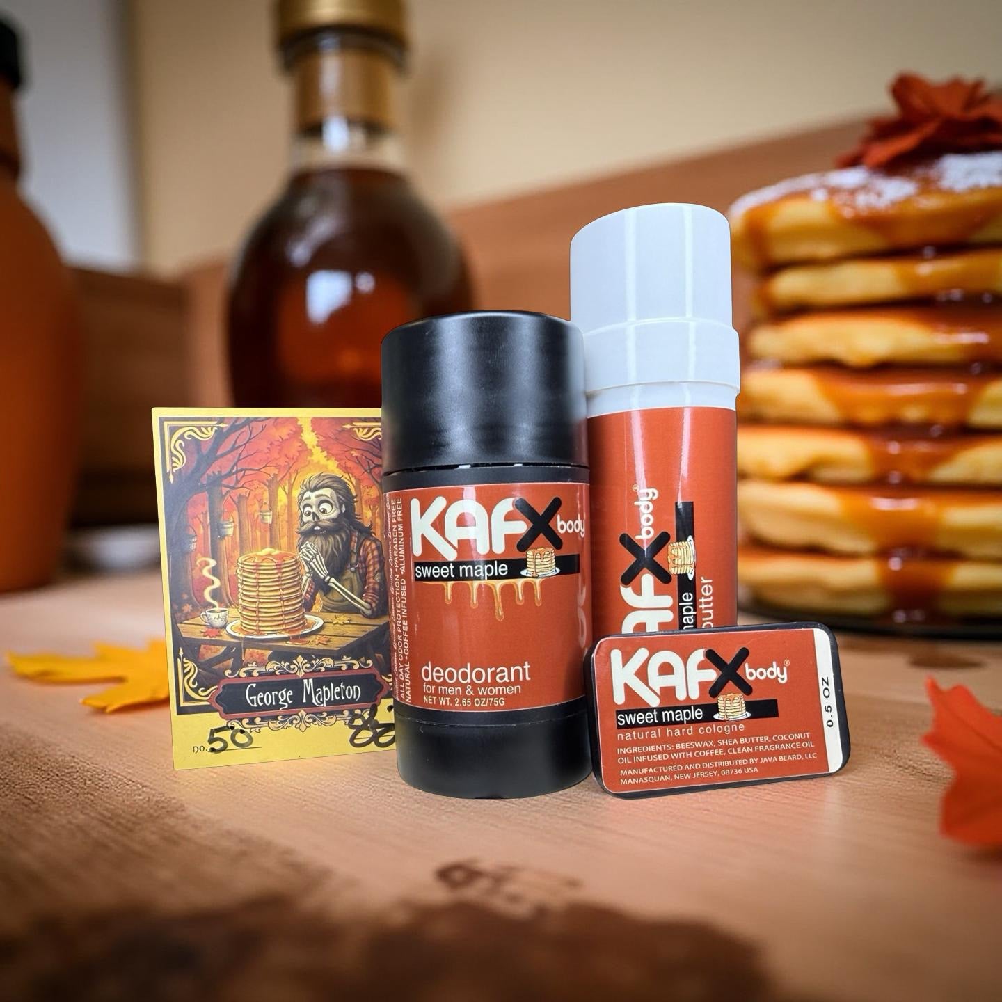 Sweet Maple Micro-Batch Bundle (Deodorant + Body Butter + Hard Cologne) — Limited Edition, Numbered & Signed