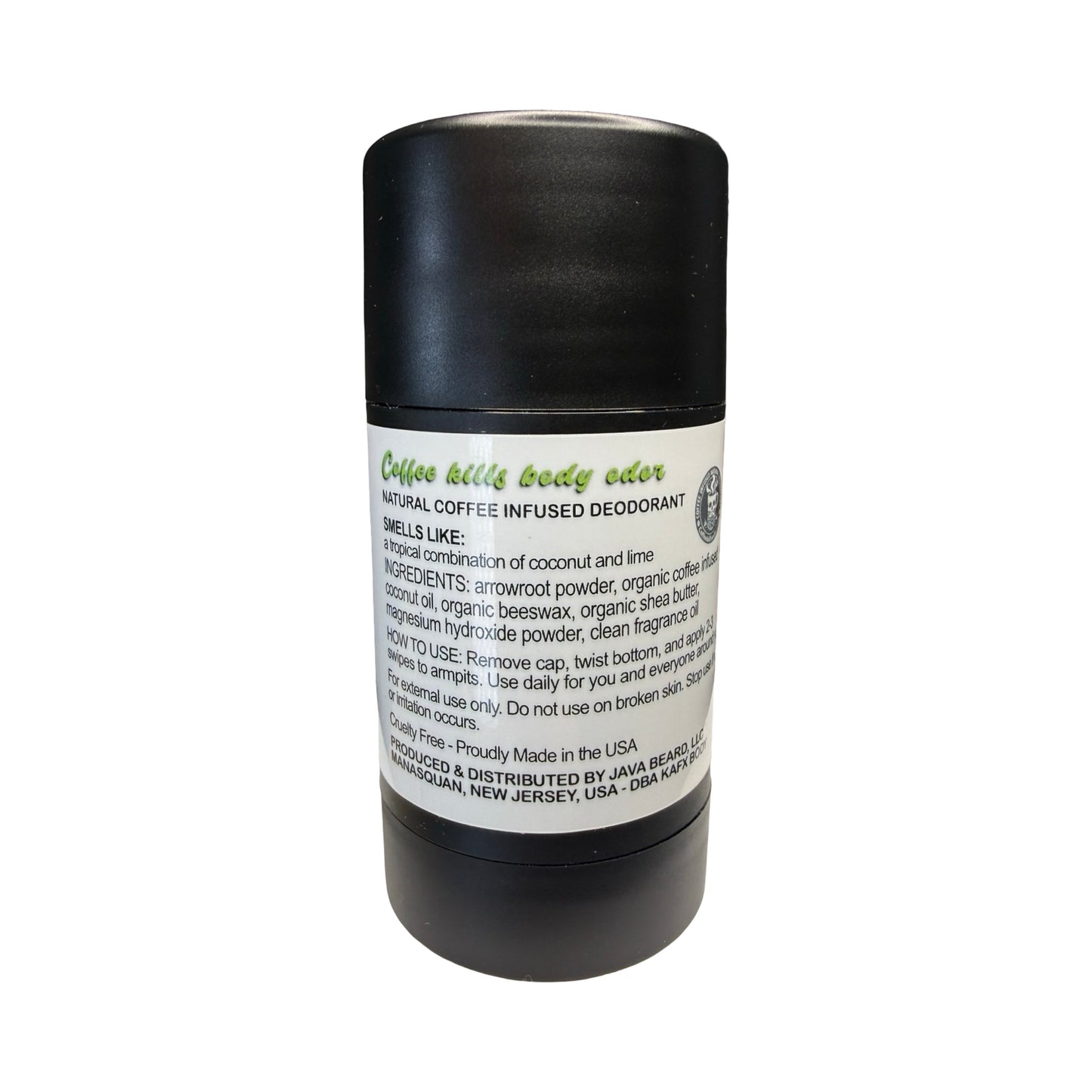 Coconut Lime Natural Deodorant | Aluminum-Free & Baking Soda-Free