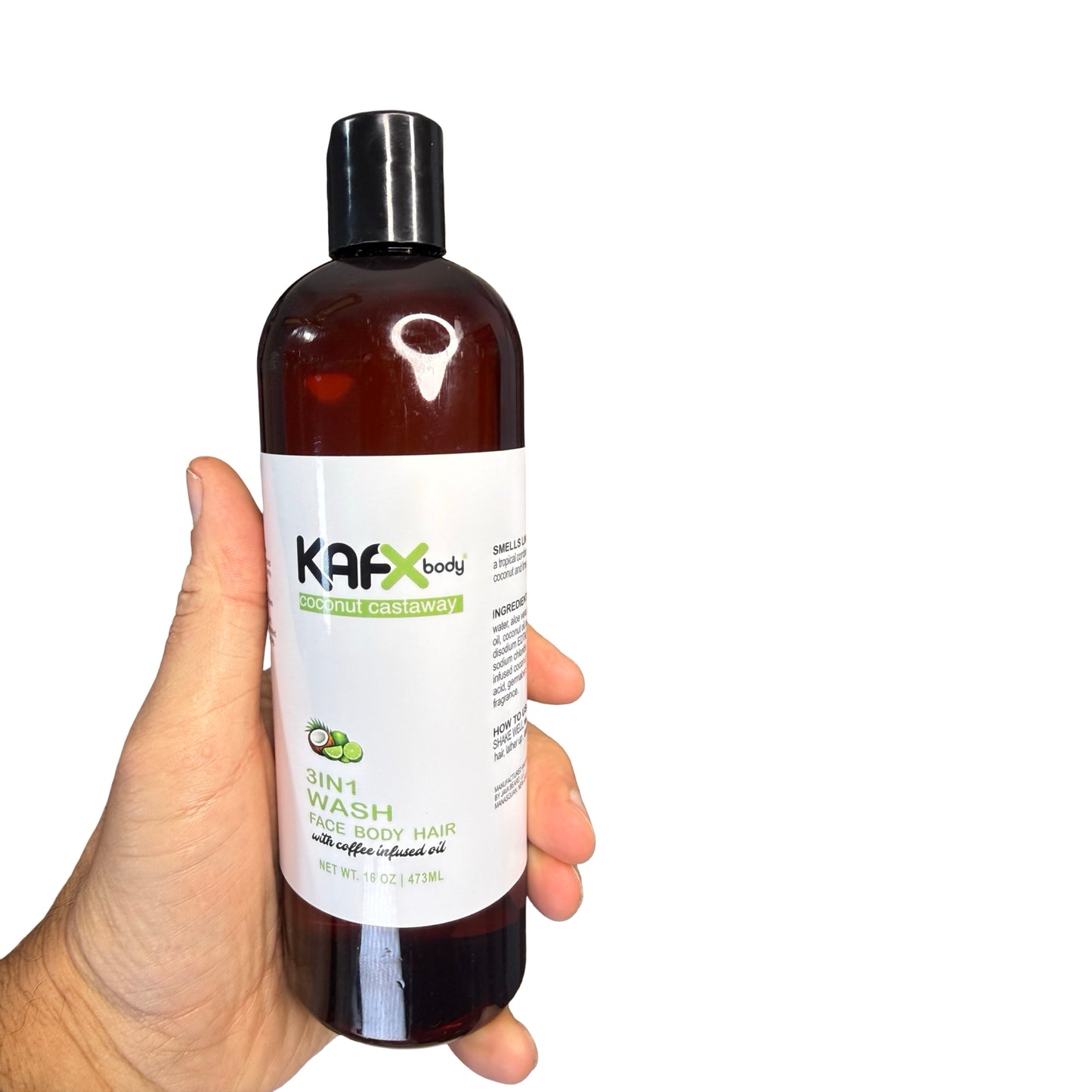 Coconut Lime 3-IN-1 Wash | Body, Face & Hair Wash