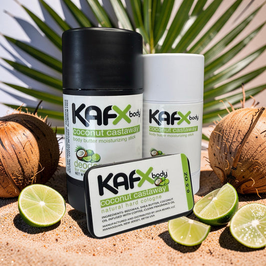 KAFX Body Coconut Lime Bundle - Deodorant-Body Butter-Cologne