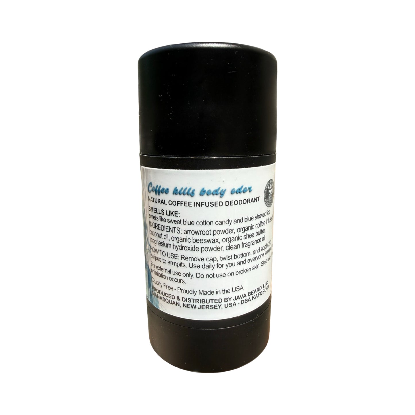 KAFX Body Twisted Carousel Natural Deodorant | Blue Cotton Candy Scent