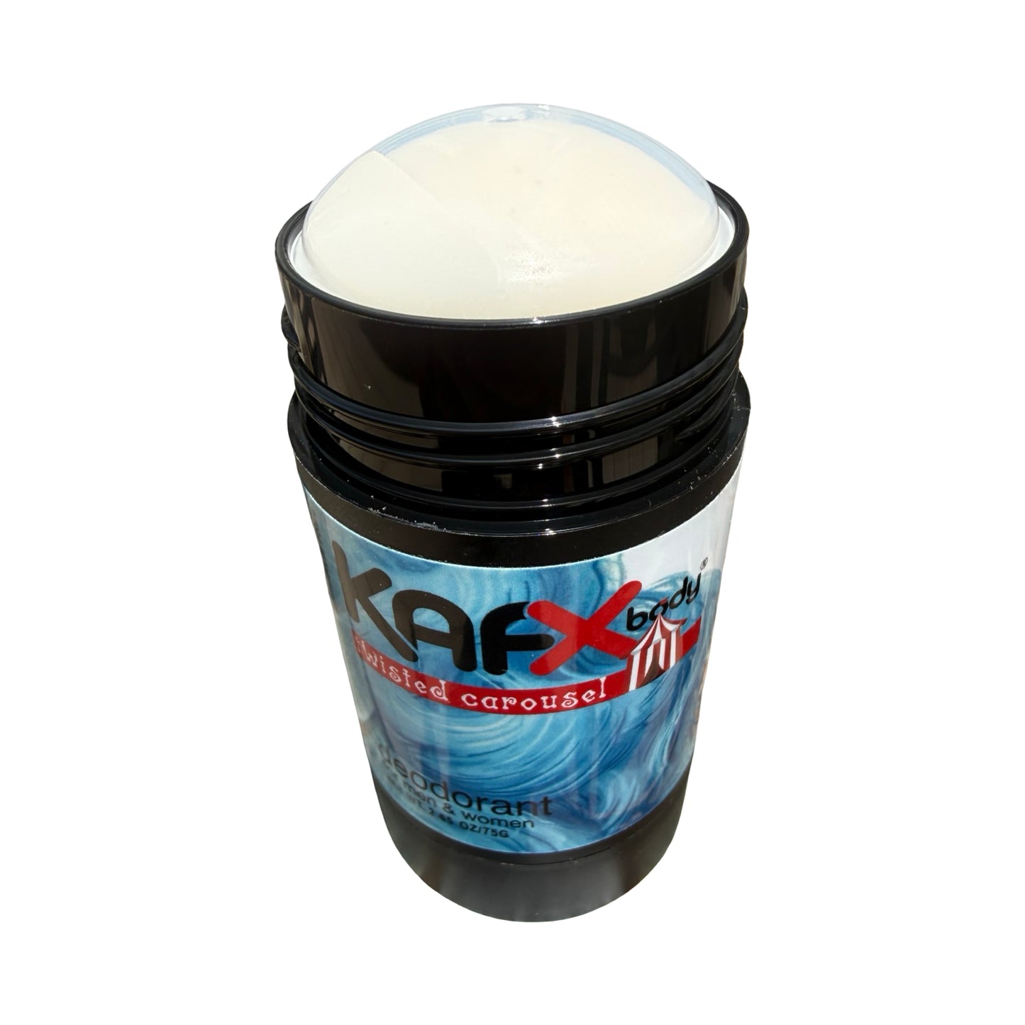 KAFX Body Twisted Carousel Natural Deodorant | Blue Cotton Candy Scent