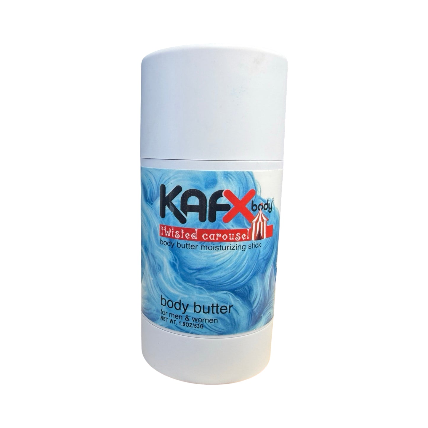 KAFX Body Twisted Carousel Body Butter Stick | Blue Cotton Candy Hydration