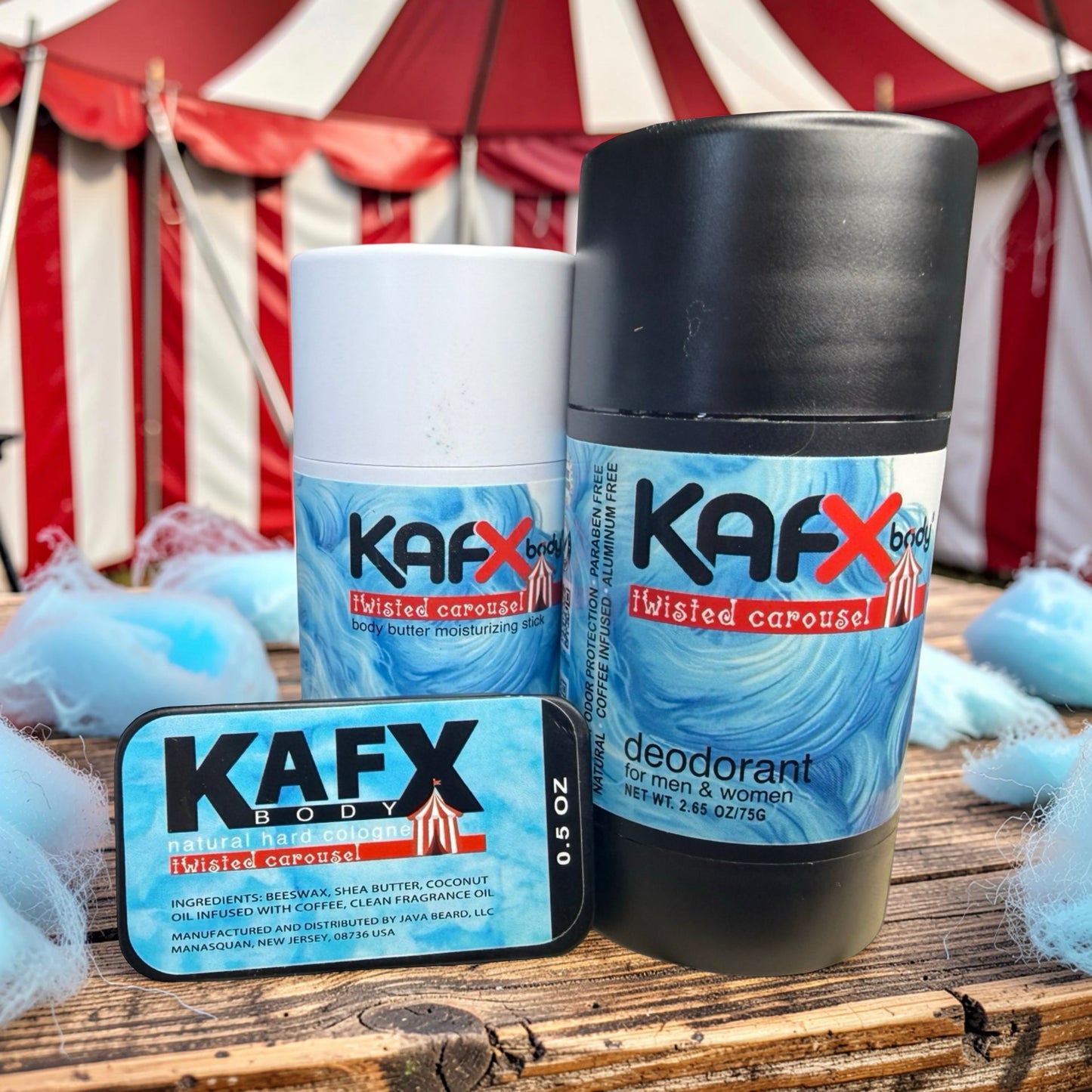 KAFX Body Twisted Carousel Bundle | Blue Cotton Candy Summer Collection