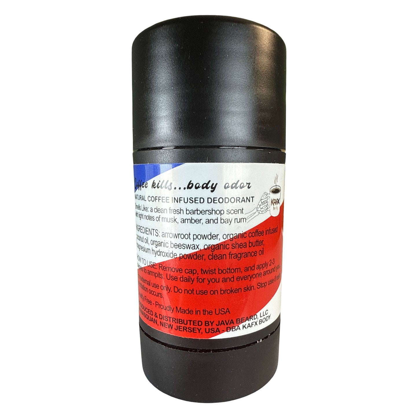 Barber's Blend  KAFX Body Natural Coffee Infused Deodorant