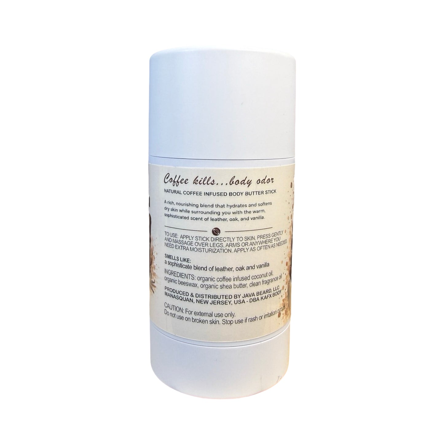 The Study Body Butter Stick | Leather, Wood & Vanilla | KAFX Body