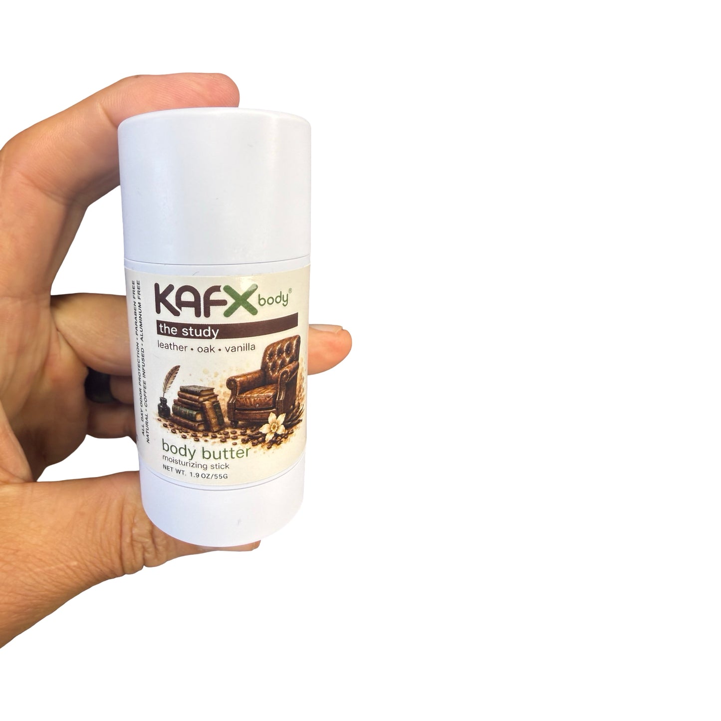 The Study Body Butter Stick | Leather, Wood & Vanilla | KAFX Body
