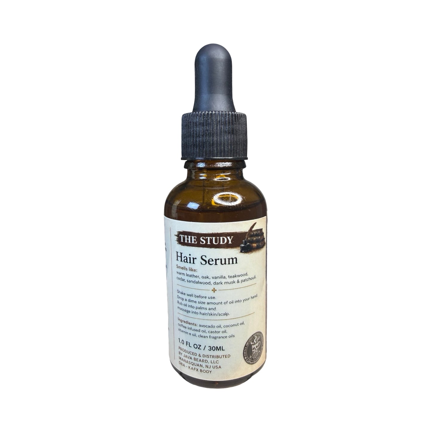 The StudyCoffee-Infused Hair & Beard Serum + Hydrating Scalp Mask
