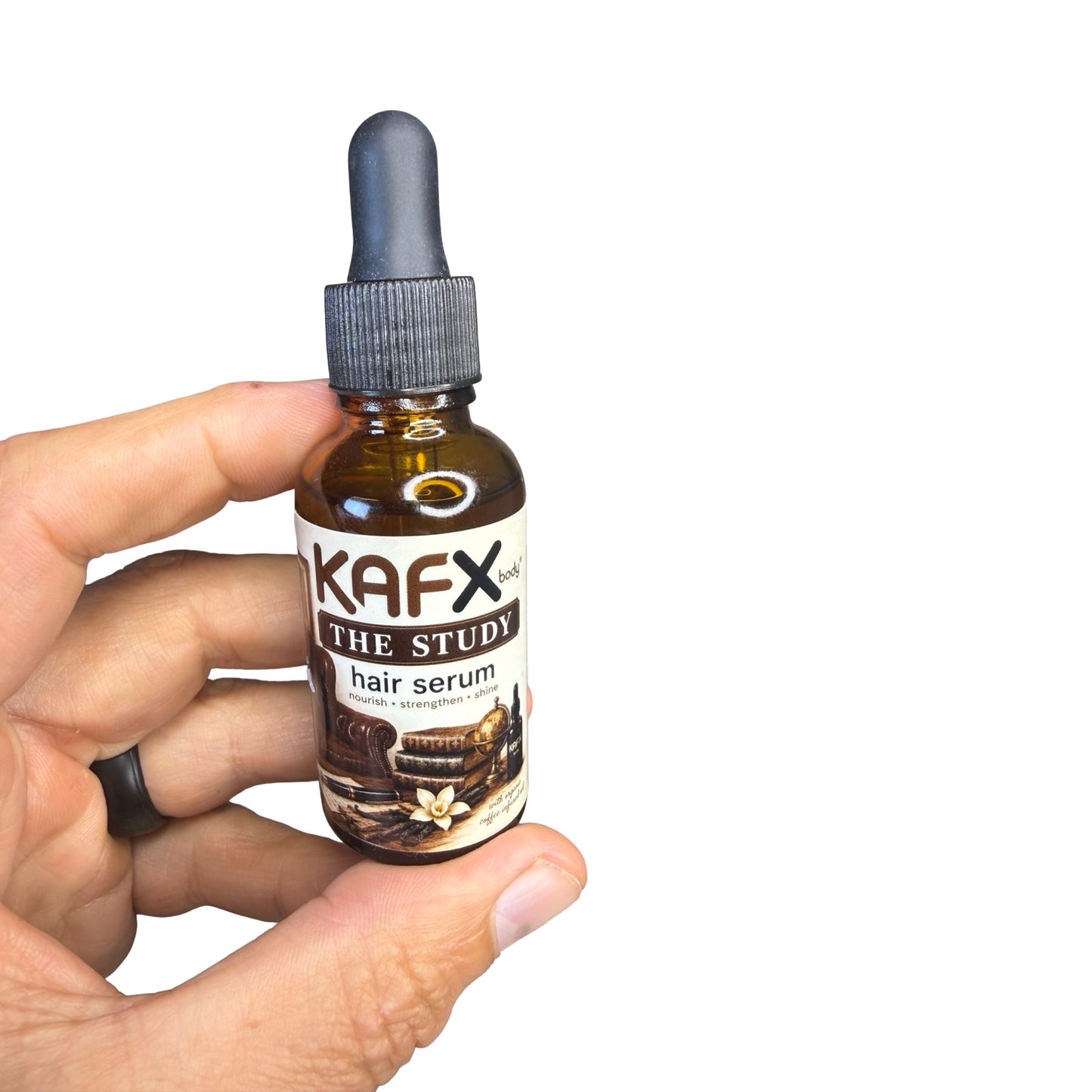 The StudyCoffee-Infused Hair & Beard Serum + Hydrating Scalp Mask