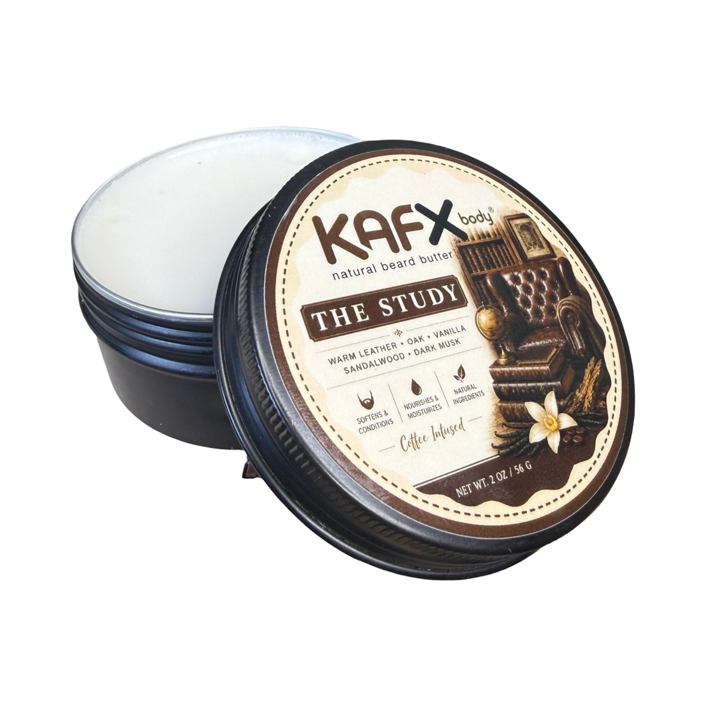 The Study Beard BundleComplete Beard Care System | Leather, Wood & Vanilla