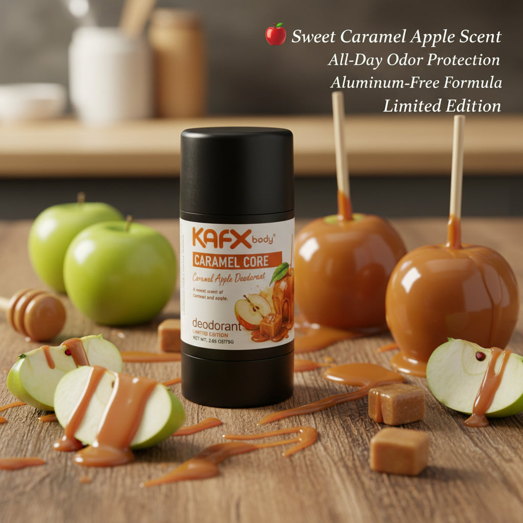 Caramel Core Coffee-Infused Natural Deodorant | Caramel Apple