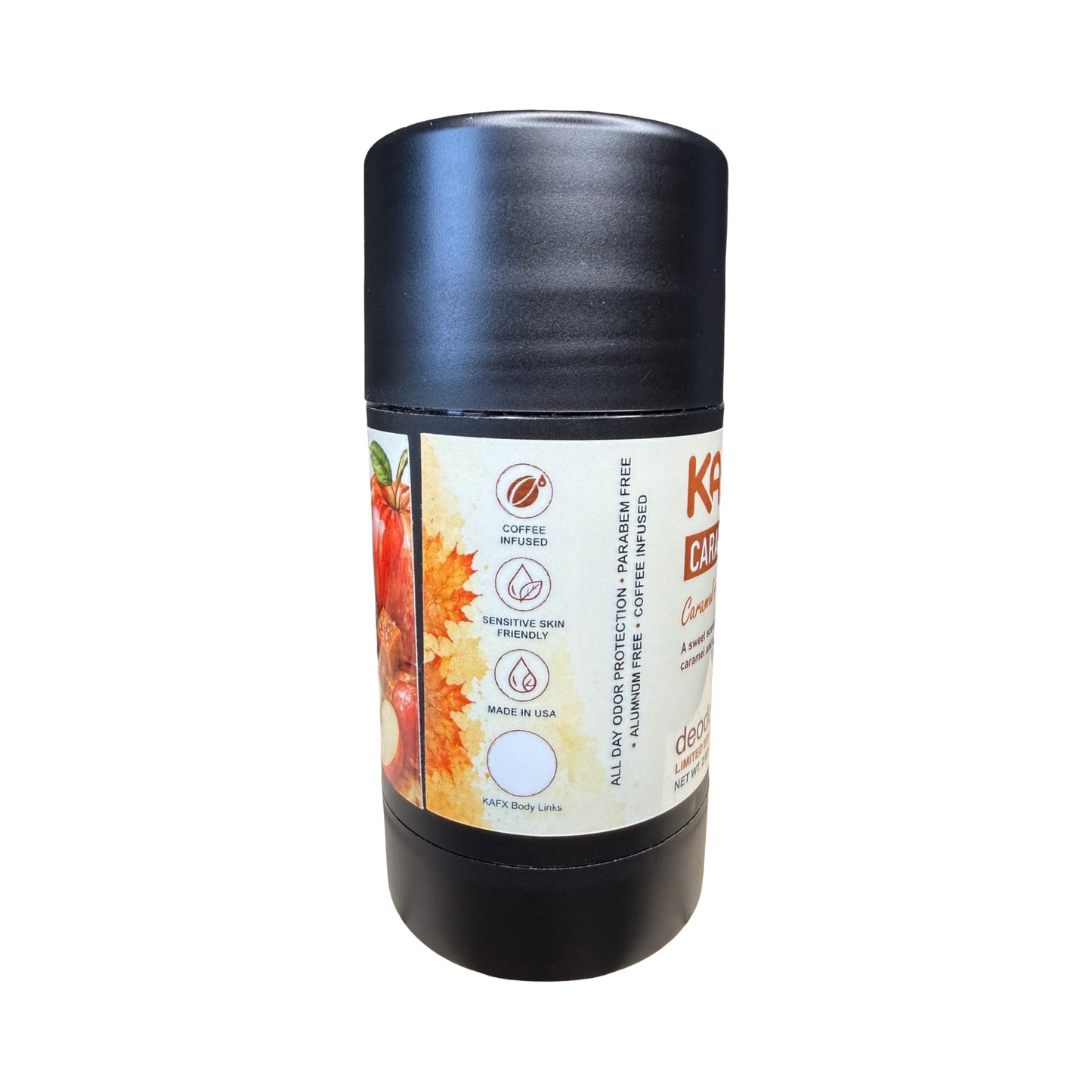 Caramel Core Coffee-Infused Natural Deodorant | Caramel Apple