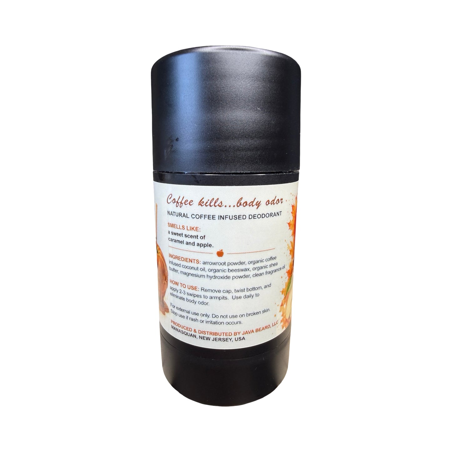 Caramel Core Coffee-Infused Natural Deodorant | Caramel Apple