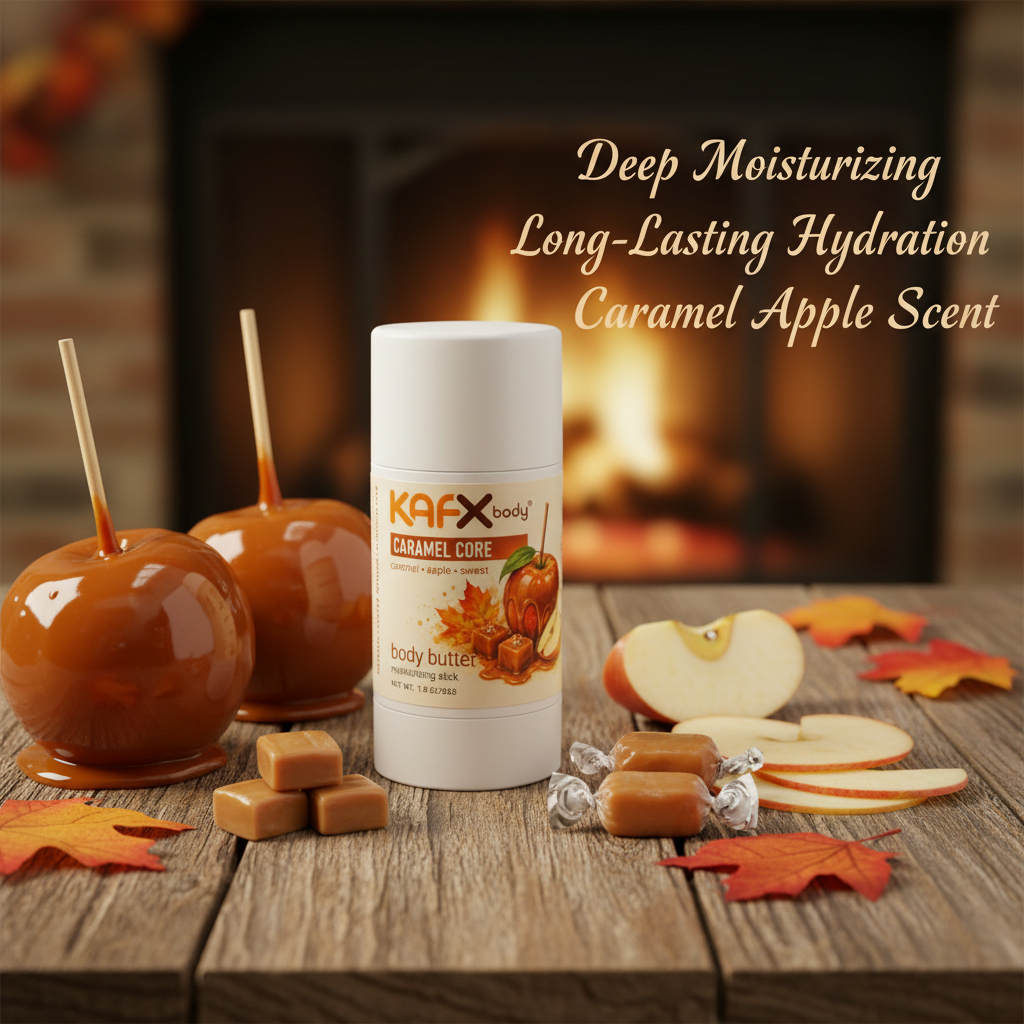 Caramel Core Coffee-Infused Body Butter Stick | Caramel Apple