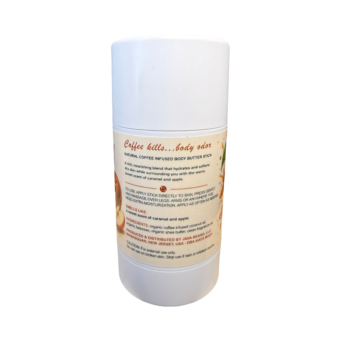 Caramel Core Coffee-Infused Body Butter Stick | Caramel Apple