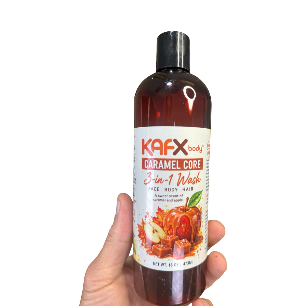 Caramel Core 3-IN-1 Body, Face & Hair Wash | KAFX Body
