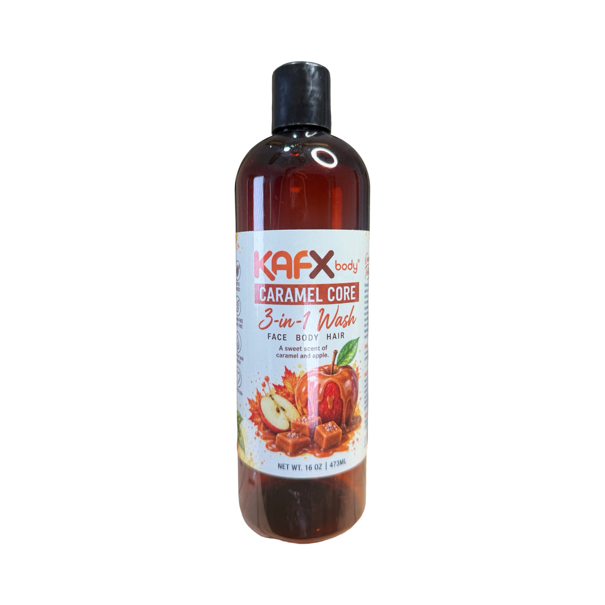 Caramel Core 3-IN-1 Body, Face & Hair Wash | KAFX Body