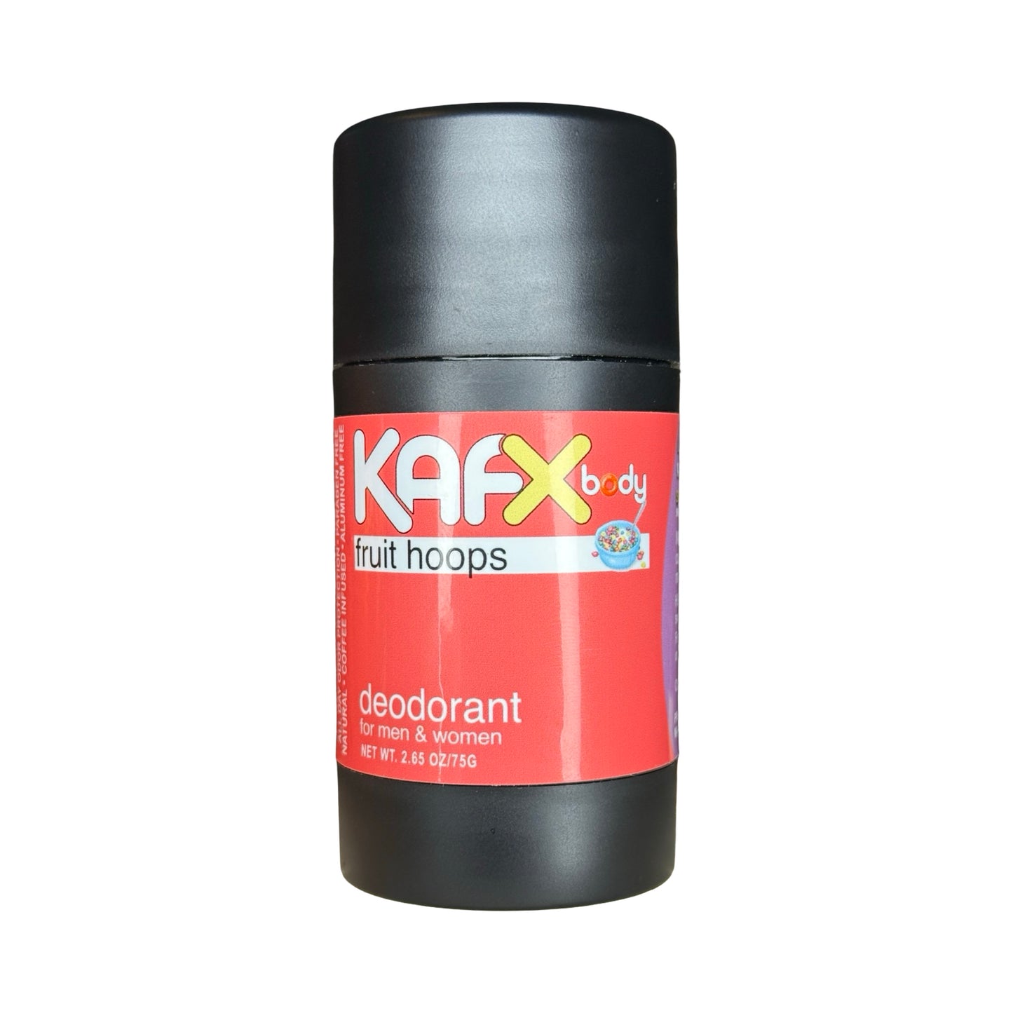 Fruit Hoops Coffee-Infused Natural Deodorant – Sweet, Fruity, & Safe for Al