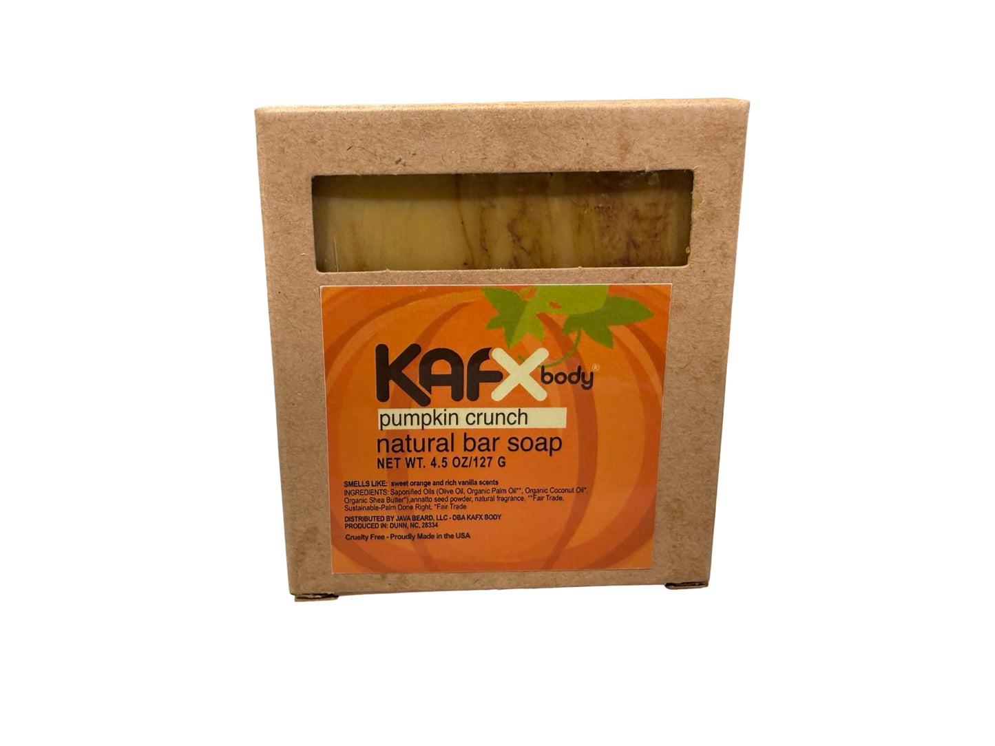 The Pumpkin Slice Trio: Natural Deodorant, Body Butter, Natural Soap & Cologne Bundle