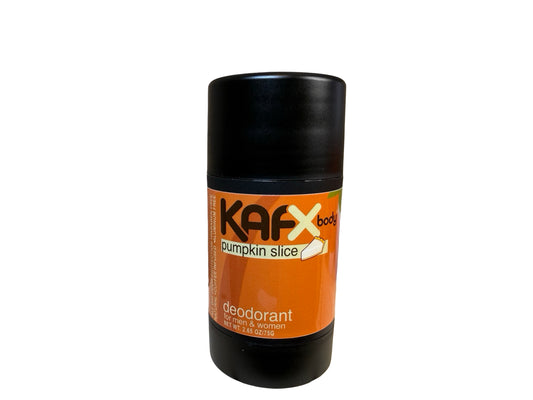 KAFX Body Natural Coffee Infused Deodorant - Pumpkin Slice | All-Day Freshness, Non-Toxic